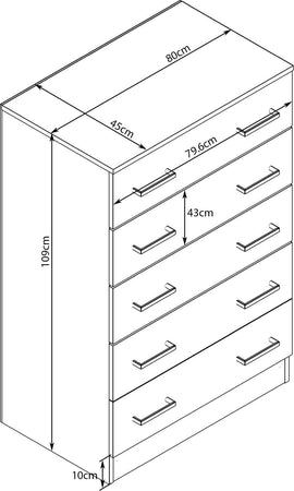 JARL---cassettiera-con-5-cassetti-Quercia-Chiaro-Milani-Home