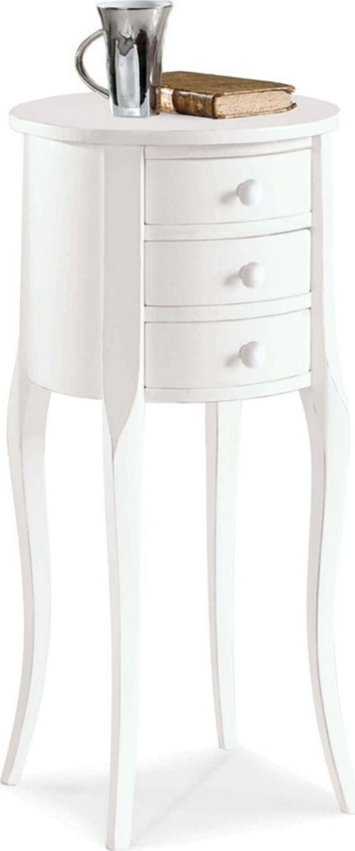 JARRETT---mobile-portatelefono-in-legno-massello-tondo-34x71-Bianco-Milani-Home