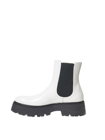 Alexander McQueen Stivaletti Chelsea Bicolor da donna