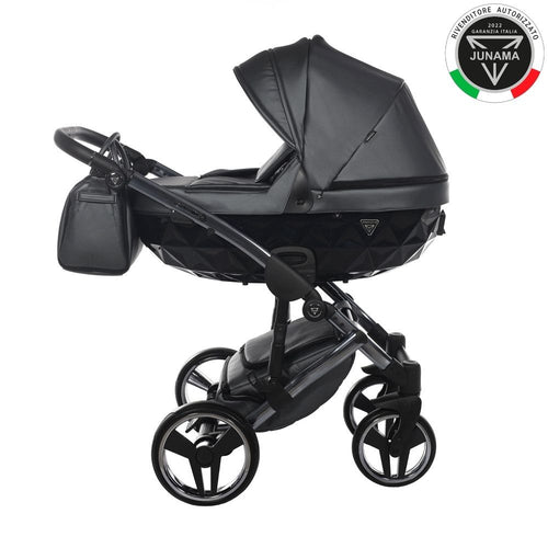 Trio Junama Diamond Fluo in Pelle V3 Grigio Telaio Titanio Navicella Nera