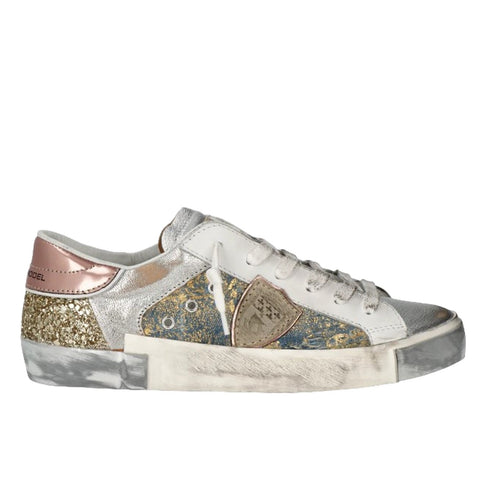 Philippe Model sneaker donna philippe model - prsx low woman - denim da donna