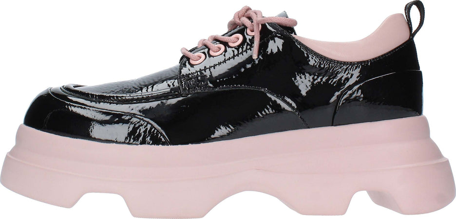 JEANNOT-Scarpe-basse-Nero-Rosa-da-donna