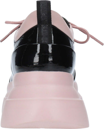 JEANNOT-Scarpe-basse-Nero-Rosa-da-donna