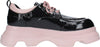 JEANNOT-Scarpe-basse-Nero-Rosa-da-donna