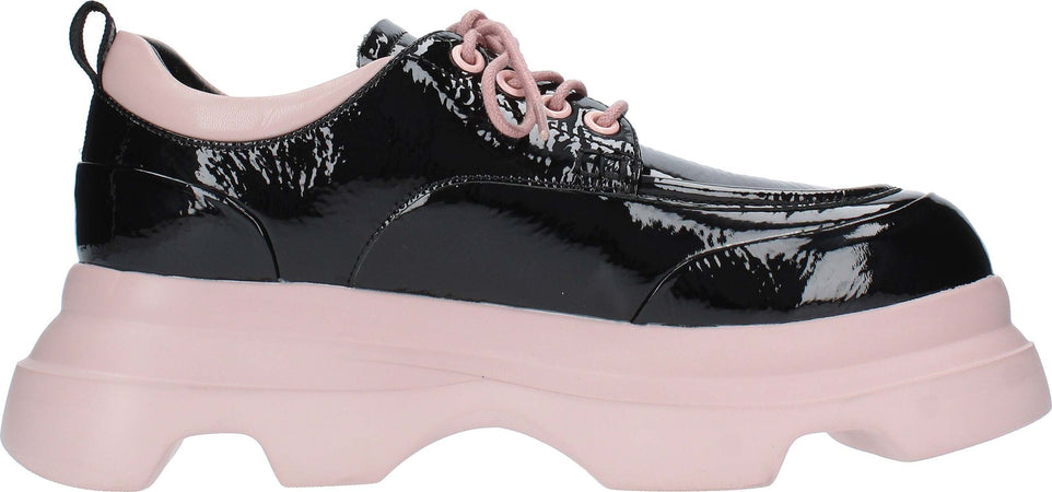 JEANNOT-Scarpe-basse-Nero-Rosa-da-donna