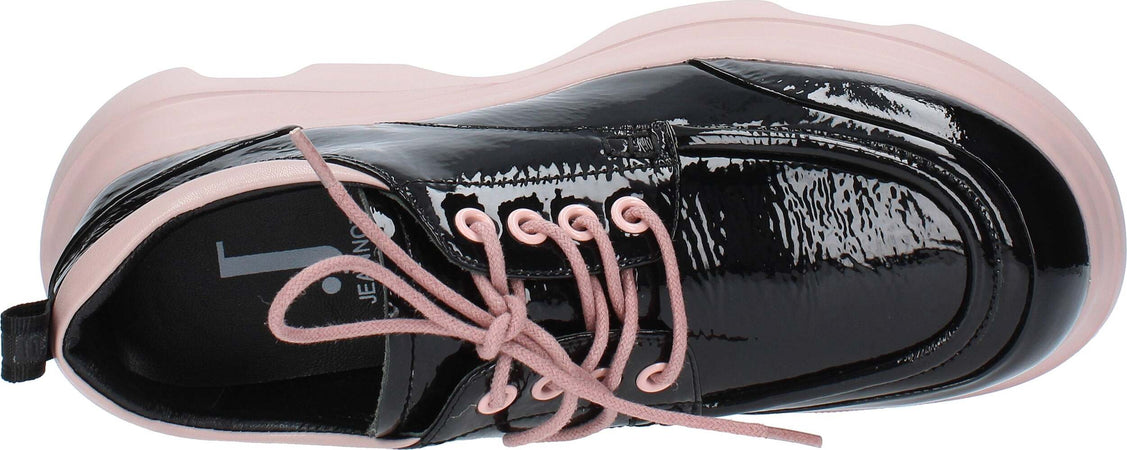 JEANNOT-Scarpe-basse-Nero-Rosa-da-donna