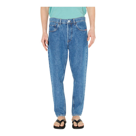 AMISH jeans amish jeremiah denim - stone washed da uomo