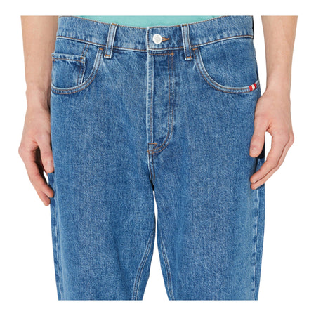 AMISH jeans amish jeremiah denim - stone washed da uomo