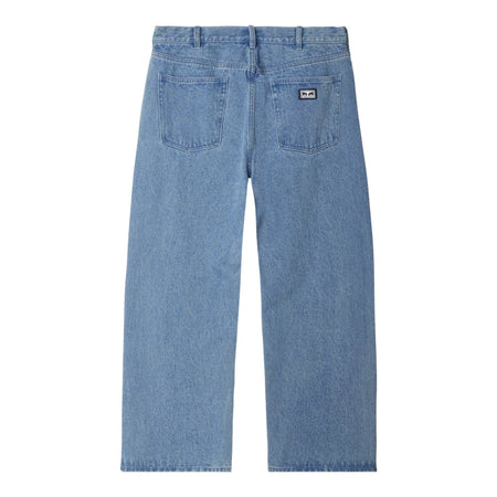 OBEY jeans bigwig baggy denim - light indigo da uomo