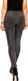 Jeans Da Donna A Vita Alta 81154 Mod. Ragged Slim Fit Taglie Dalla Xs Alla Xl Moda/Donna/Abbigliamento/Jeans Trade Shop italia - Napoli, Commerciovirtuoso.it