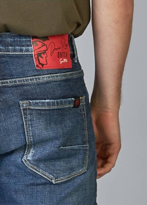 Jeans Datch Uomo Jeans Casual Skinny Fit Medium in Cotone