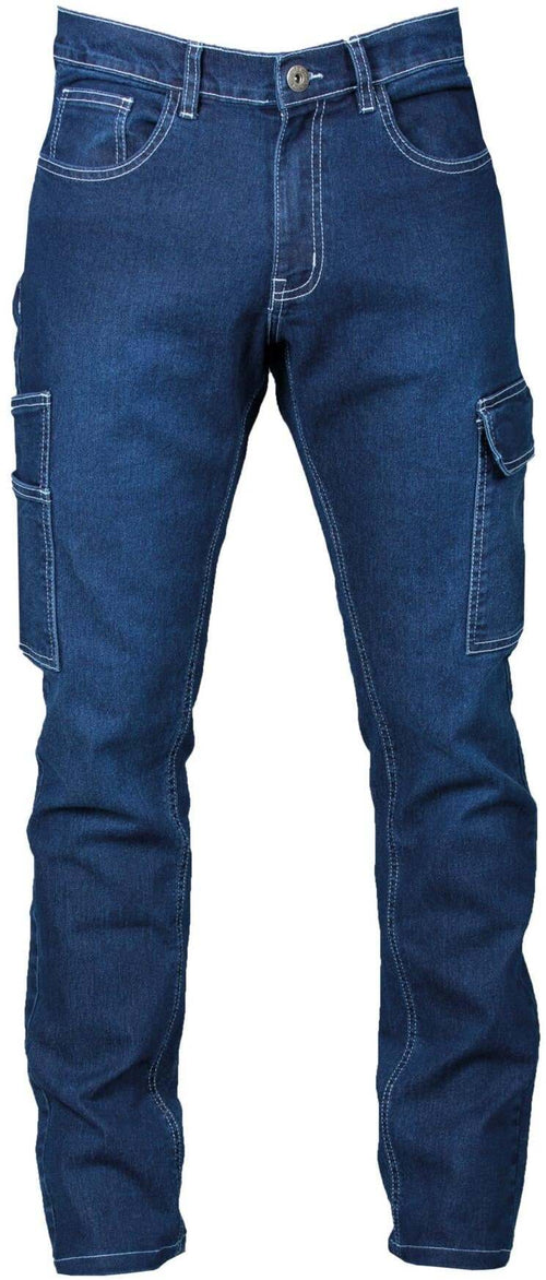 Jeans Denver Multitasche Pantalone Elasticizzato da Lavoro