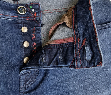 Jeans uomo Jacob Cohen - 5 tasche indaco naturale