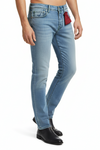 Jeans Uomo Jacob Cohen J688 Comfort - 5 Tasche Denim Slavato Stretch Italiano