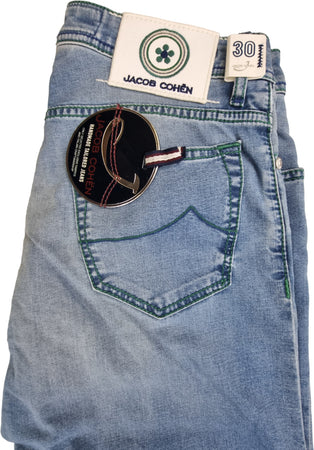 Jeans uomo Jacob Cohen - J688 5 tasche denim slavato