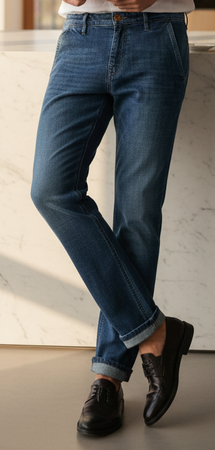 Jeans uomo PT 05 - Denim Grunge relaxed fit - tasca a filo
