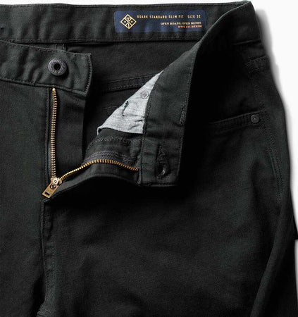 Jeans Uomo Roark Hwy 133 Slim Fit Broken Twill Jean Neri Con Tasche Moda/Uomo/Abbigliamento/Jeans Snotshop - Roma, Commerciovirtuoso.it
