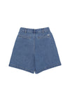 OBEY Jeans Corto Donna W Eli Pleated Short Light Indigo da donna