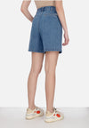 OBEY Jeans Corto Donna W Eli Pleated Short Light Indigo da donna