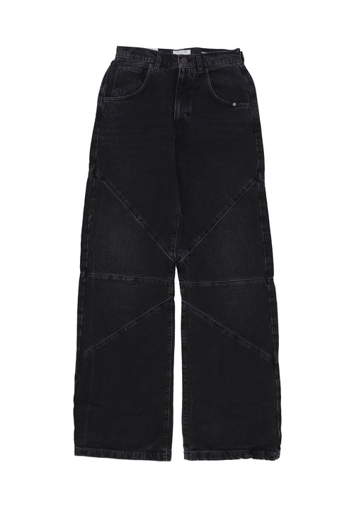 AMISH Jeans Donna Butterfly Denim Black da donna