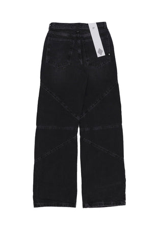 AMISH Jeans Donna Butterfly Denim Black da donna