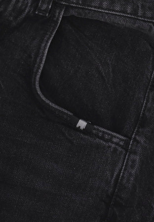 AMISH Jeans Donna Butterfly Denim Black da donna
