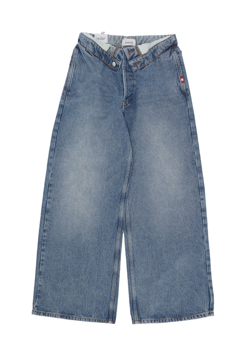 AMISH Jeans Donna Roll Up Denim da donna
