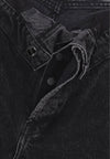 AMISH Jeans Donna Roll Up Denim Black da donna
