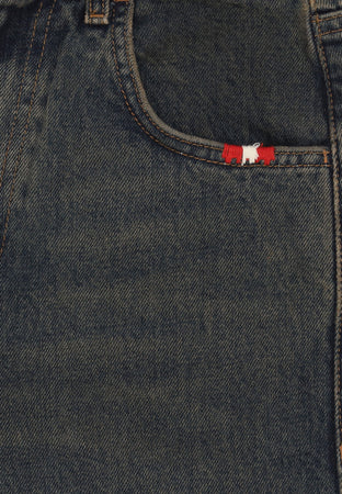 AMISH Jeans Donna W Danielle Denim Green Dirty da donna