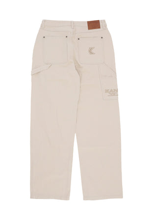 KARL KANI Jeans Donna W Og Baggy Workwear Pants Light Sand da donna