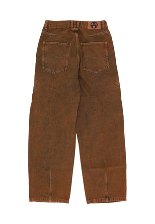 ACUPUNCTURE Jeans Uomo Acu Cargo Pant Brown da uomo