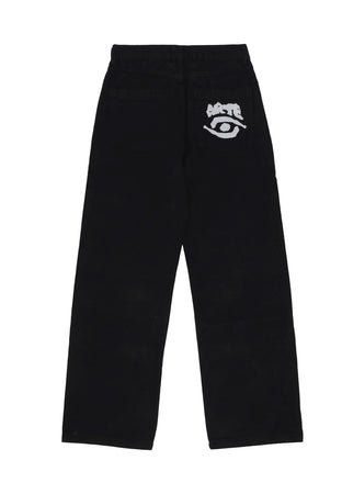 ARTE Jeans Uomo Back Pocket Graphic Pants Black da uomo