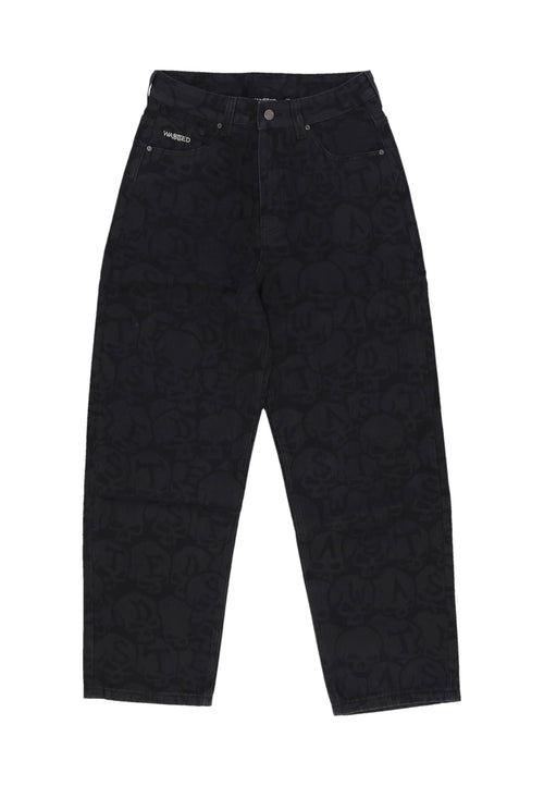 WASTED PARIS Jeans Uomo Bury Casper Pant Black/faded Black da uomo