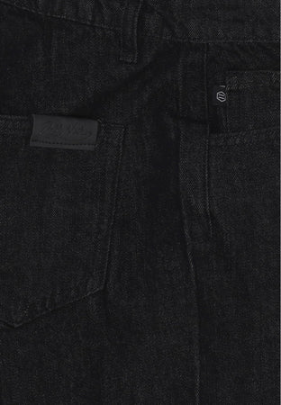 DOLLY NOIRE Jeans Uomo Denim 5 Pockets Pants Black da uomo