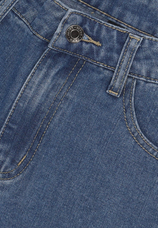 DOLLY NOIRE Jeans Uomo Denim 5 Pockets Pants Medium Indigo da uomo
