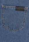 DOLLY NOIRE Jeans Uomo Denim 5 Pockets Pants Medium Indigo da uomo