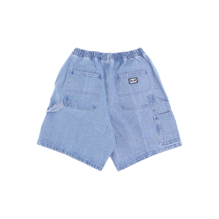 OBEY Jeans Uomo Easy Denim Carpenter Short Light Indigo da uomo