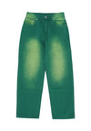 BILLIONAIRE BOYS CLUB Jeans Uomo Garment Dyed Denim Pant Green da uomo