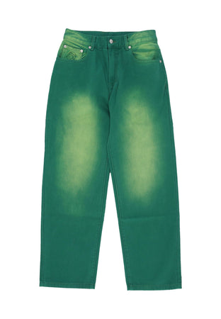 BILLIONAIRE BOYS CLUB Jeans Uomo Garment Dyed Denim Pant Green da uomo
