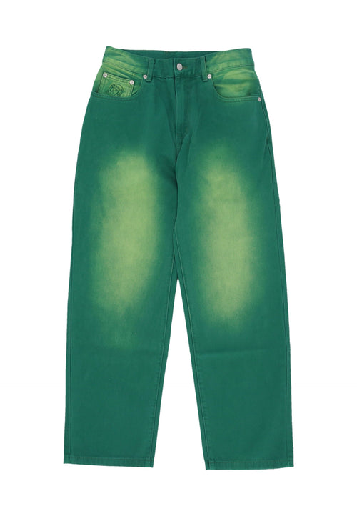 BILLIONAIRE BOYS CLUB Jeans Uomo Garment Dyed Denim Pant Green da uomo