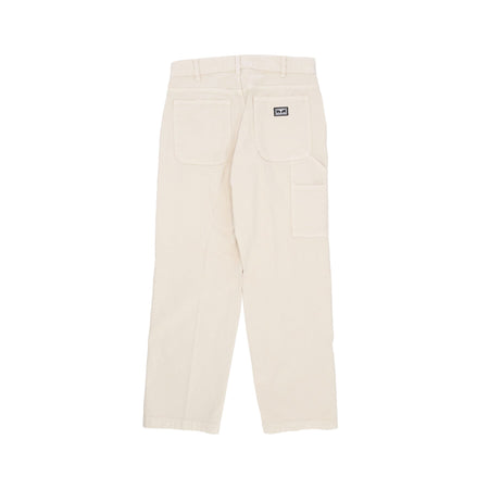 OBEY Jeans Uomo Hardwork Carpenter Denim Pant Unbleached da uomo