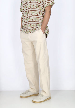OBEY Jeans Uomo Hardwork Carpenter Denim Pant Unbleached da uomo