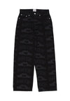 ARTE Jeans Uomo Heart Printed Pants Black da uomo