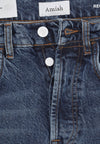 AMISH Jeans Uomo Jeremiah Straight Denim da uomo