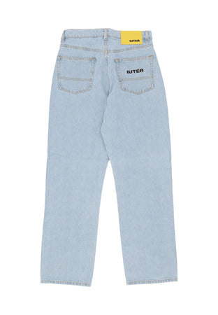 IUTER Jeans Uomo Loose Denim Pants Light Blue da uomo