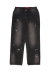 ACUPUNCTURE Jeans Uomo Loose Straight Denim Pants Dark Blue da uomo