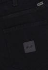 HUF Jeans Uomo Mason Pant Black da uomo
