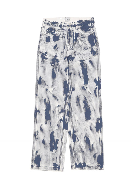 ARTE Jeans Uomo Paint Pants White da uomo