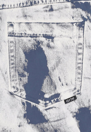 ARTE Jeans Uomo Paint Pants White da uomo