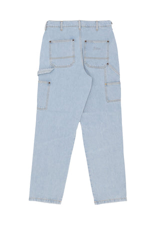 IUTER Jeans Uomo Rivets Fatigue Denim Light Blue da uomo